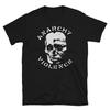 230 Gsm 100% Cotton Gism Anarchy Violence Skull Shirt