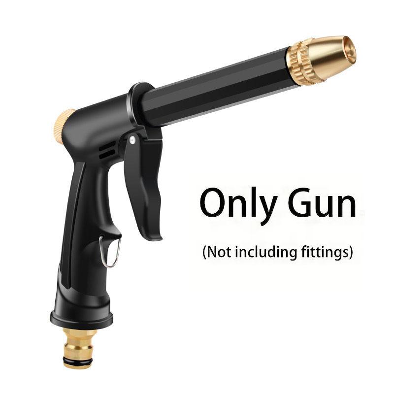 Automobile High-pressure Water Gun Copper Plated Nozzle Dual-purpose High-pressure Car Washing Garden Watering Sprinkler
