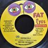 7inch Record WAYNE WONDER - Definitely None Fat Eyes Record 2002 Jamaica Reggae, Ska & Dub Used