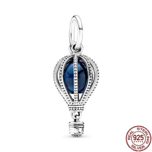 925 Sterling Silver Sparkling Pavé Crown O Tree Safety Chain Charm Bead Fit OriginalNew Bracelet DIY Women Jewelry Gift