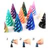 3D Printed Spiral Cone Toy Impossible Pyramid Passthrough Sculpture Pass Through Pyramid Fidget Mini Vortex Thread Illusion