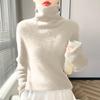 Women's High-Neck Slim-Fit Knit Top Soft And Cozy Sweater