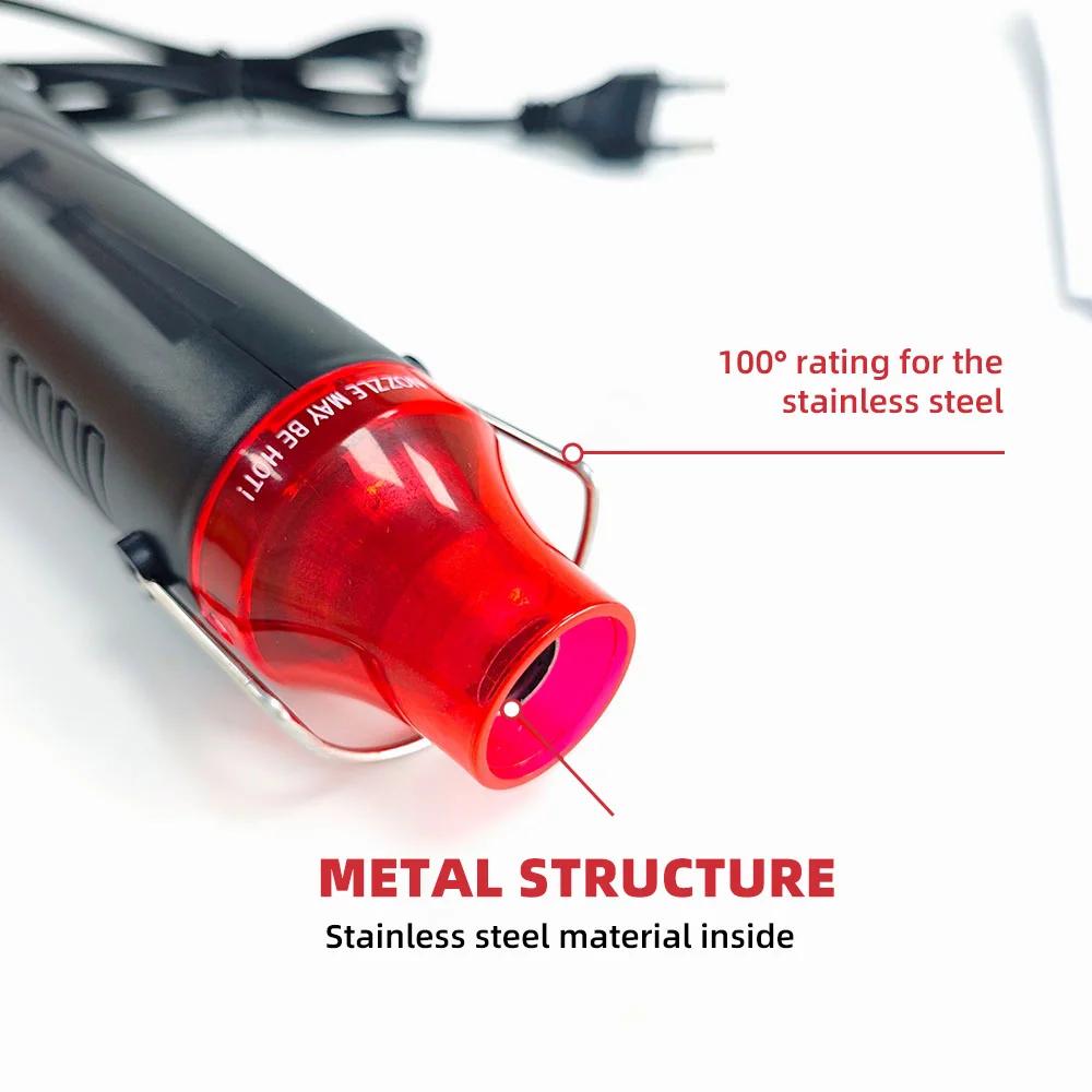 Новый 220 В термофен электрический вентилятор 250 Вт с дисплеем DIY ремесло тиснение термоусадочная пленка ПВХ ремонт кабеля