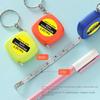 Mini Portable Keychain Tape Measure – 1m Retractable Steel Ruler for Home & Travel