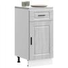 VidaXL Kitchen Cabinet Porto Sonoma Grey Engineered Wood 853953