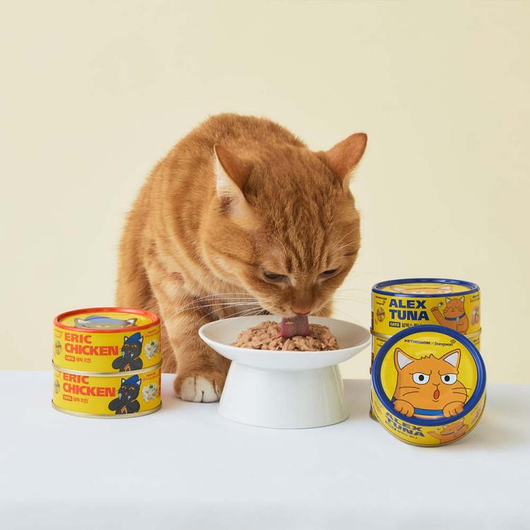 [pethroom X Dongwon] Alex Tuna & Eric Chicken (10 Pack) Cat Canned Snacks Large Capacity