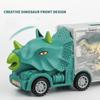 Children's Toy Trailer Container Truck Dinosaur Storage and Transportation Vehicle Combination Set Dinosaur Car Kindergarten Model Toy