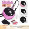 New 45000 RPM Electric Nail File 203: Light Model for Nail Shaping, Removal, and Polishing