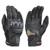 Daytona Motorcycle Gloves Genuine Leather Carbon Protector Smartphone Compatible Sports Mesh Gloves Black M Size 15925 Spring/Summer (Goat Leather)