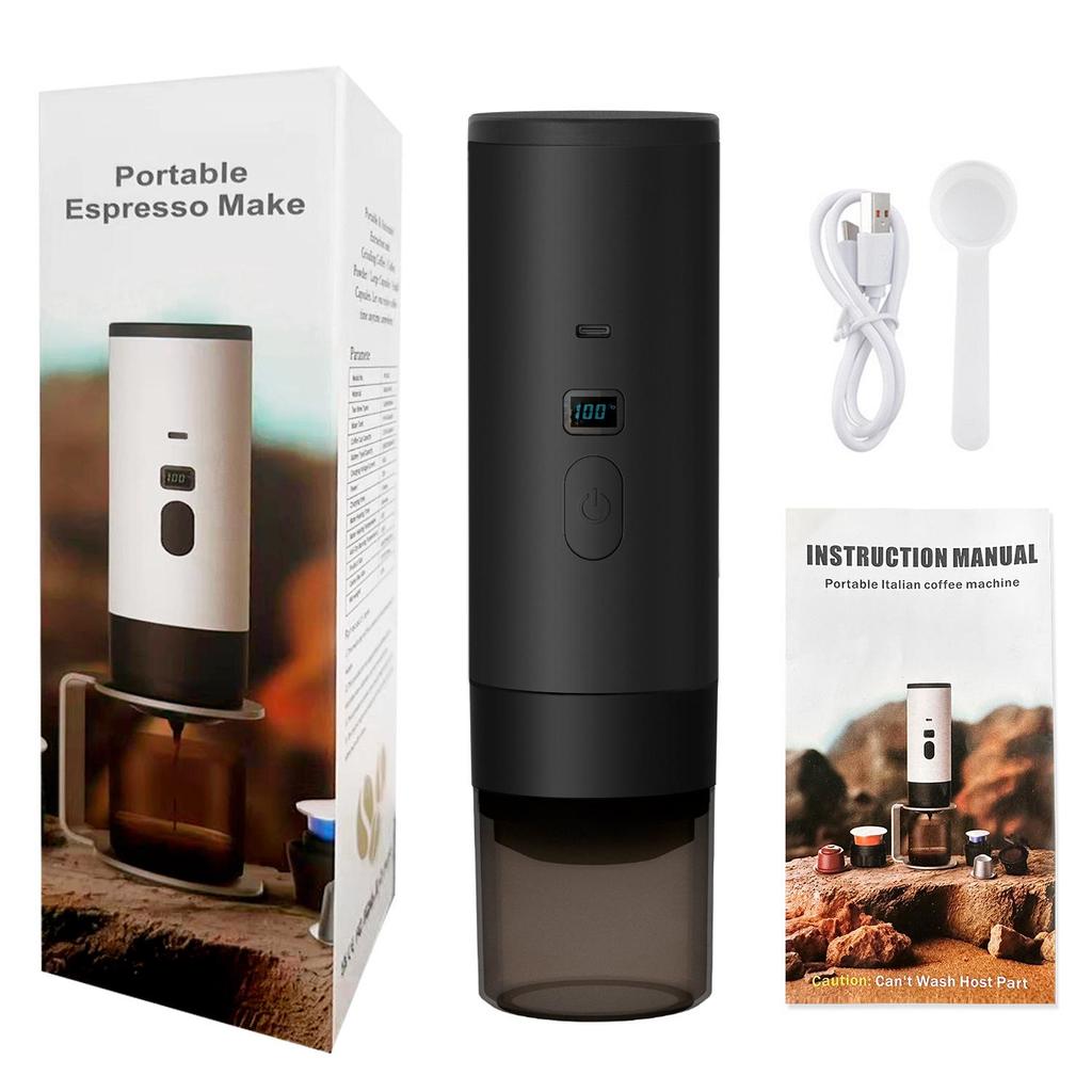 Portable Electric Espresso & Americano Coffee Maker with Heating Pump