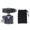 Tripod Ball Head Camera Stabilizer Top 14in Bottom 38in Screw Aluminum Alloy 2 Knob Camera Tripod