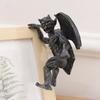 Gothic Gargoyle Fence Hanger Resin Dragon Winged Gargoyle Ornament Climbing Gargoyle Figurine
