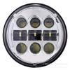 Harley 5.75" 45W LED Headlight for Motorcycle Modification - Dual Color