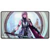 Ultra Pro 88-38763 MTG Final Fantasy Black Stitched Sheen Drive, Lightning, Army of One Playmat
