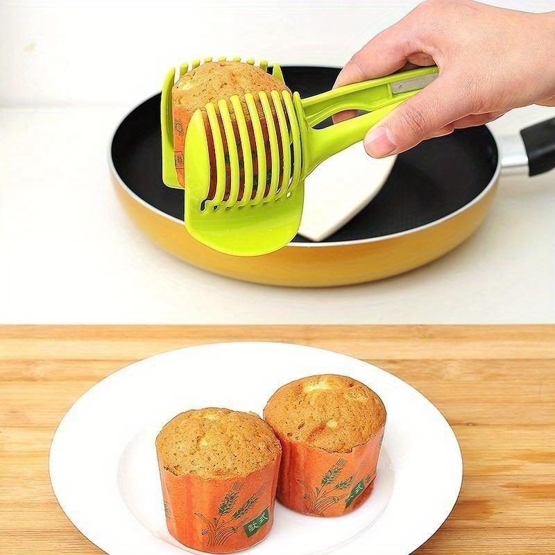 Plastic Food Clip Lemon Tomato Slicer Vegetable Cutter Kitchen Accessories Grater Form for Cooking Knife Kitchen Gadgets
