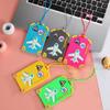 PVC Luggage Tags Travel Accessories Creative Suitcase  Tags Fashion Style Silicon Portable Travel Label ID Addres Holder