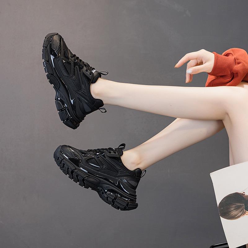 Gray Women's Autumn and Winter New Platform Casual Sports Shoes Versatile Little White Shoes