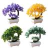 Handmade Artificial Plants Bonsai Realistic Simulation Plant Potted Faux Tree Fake Plant Christmas