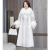 Women's Clothing Marten Overcoats Women's Whole Mink Long Fur Coat Leisure Warm Mink Winter New Fox Fur Big Fur Collar