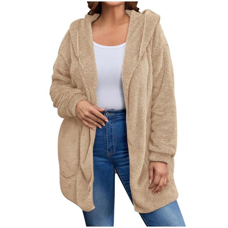 Winter Cardigan Plus Size Women's Loose Casual Jacket Women's Top Jackets & Coats Women’s