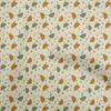 oneOone Cotton Poplin Beige Fabric Autumn Craft Projects Decor Fabric Printed By The Yard 42 Inch