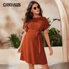 Summer Women's Plus Size Maternity Dresses Bat Sleeve Tunic Dress