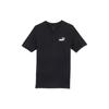 Logo Casual Cotton Crew Neck T-Shirt Men Tops Black 683484-01