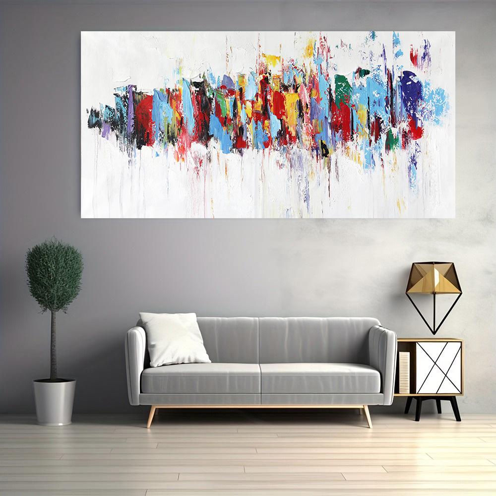 Abstract Colorful Lines Canvas Painting Posters and Prints Fashion Wall Art Pictures for Modern Living Room Cuadros Decor