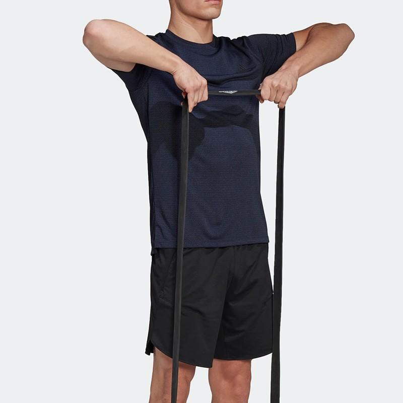 Adidas Футболка с логотипом и круглым вырезом, мужская, темно-синяя, HT9054