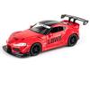 1/24 Toyota SUPRA Track Alloy Sports Car Model Diecasts & Toy Vehicles Металлическая модель автомобиля High Simulation Sound and Light Детские подарки