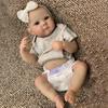 Adorable 48 Cm Bettie Bebe Reborn Girl Toddler Doll Full Body Vinyl Alive Baby Doll Can Bath Kid's Shower Playmate Toy Collectible Realistic Art Dolls