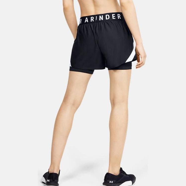 Under Armour Play Up Retro Two-In-One Shorts Women Shorts Black 1351981-001