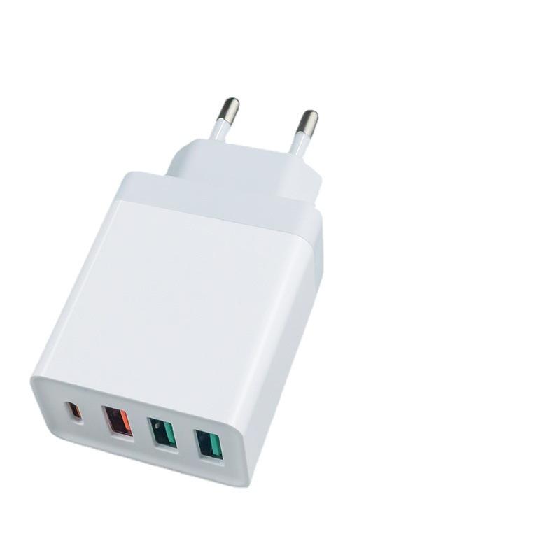 New PD20W+2.4A Four-port American-specific Mobile Phone Charger A+C Multi-port USB Fast Charging Adapter