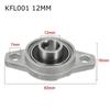 8mm 10mm 12mm 15mm Rhombic Thrust Bearing Pillow Block Bearing KFL08 KFL10 KFL12 KFL15 ZINC Alloy