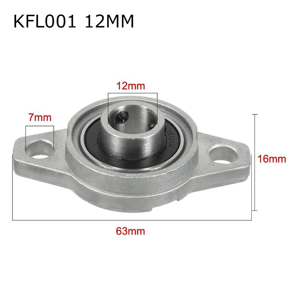 8mm 10mm 12mm 15mm Rhombic Thrust Bearing Pillow Block Bearing KFL08 KFL10 KFL12 KFL15 ZINC Alloy