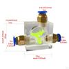 8mm Water Flow Indicator Meter Acrylic Office Measuring Tool Liquid Cool Cooling System