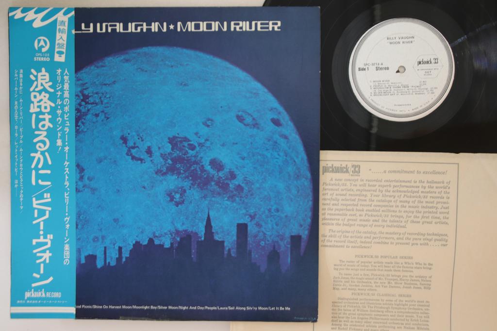LP Record BILLY VAUGHN - Moon River OPS105 PICKWICK/33 US Obi Pop Used