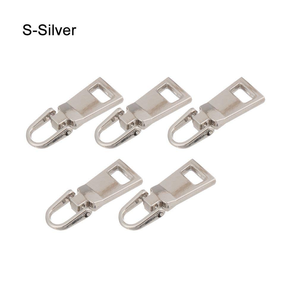 5pcs Bag Suitcase Zipper Repair Kit Detachable Zipper Pull Zipper Slider Metal Zip Metal Zipper Head