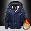 Thick Fashion Down & Parka Coat Oversize Plus Velvet Thick Keep Warm Winter Men's Black Blue Red Padded Jacket
