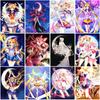 Diy Diamond Painting Anime Sailor Moon Character Embroidery Mosaic Wall Stickers Modern Home Girls Bedroom Decoration Painting