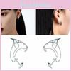 Womens Alloy Fall Ear Ornaments With Trendy Line Elements For Wear Casual