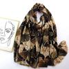 2024 Spring And Autumn Winter New Cotton And Hemp Long Thin Scarf Travel Versatile Sunscreen Warm Shawl For Women