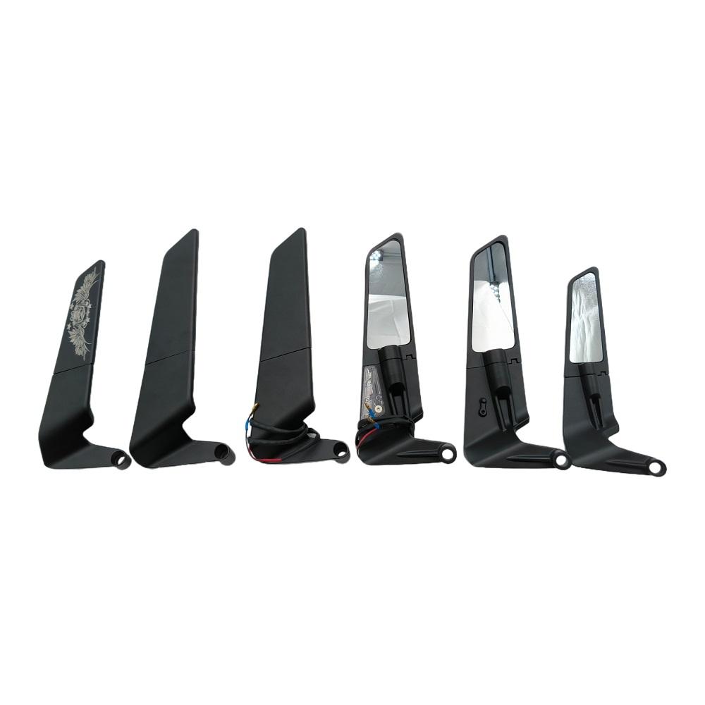 2 Pcs Universal Motorcycle Mirror Wind Wing Side Rearview Reversing Mirror For YAMAHA MT07 MT09/SP MT10/SP