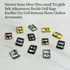 10pcs Adjustment Tri-glide Belt Buckle Newest Belt Buckles Doll Bags Buckles  DIY Doll Belt