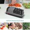 4 In 1 Electric Knife Sharpener Knife Sharpener Tool with Diamond Abrasives Suitable for Straight