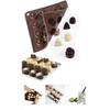 Chocolate Mold - PAVONIDEA - Classic - Silicone - Brown - Freezer and Dishwasher Safe