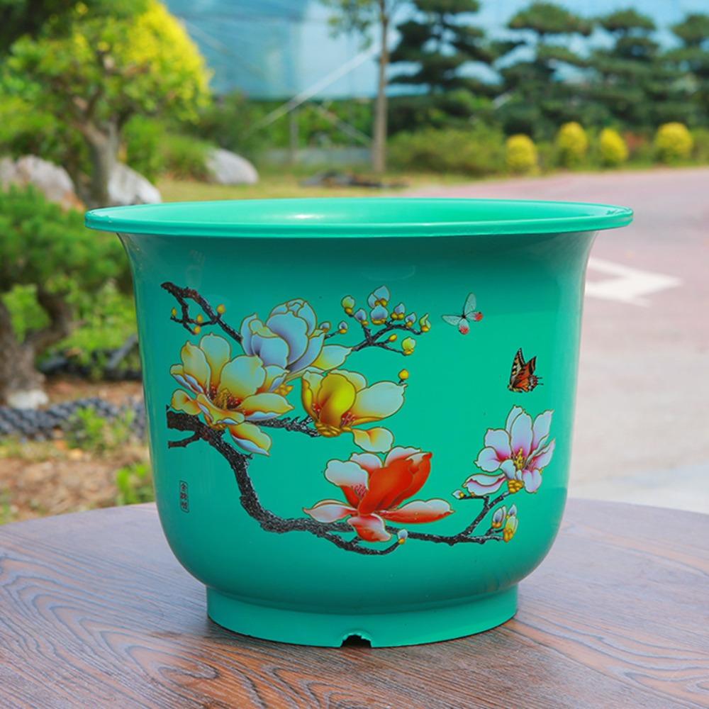 Thickened Flowerpot Resin Decorative Pots New Flower Pot