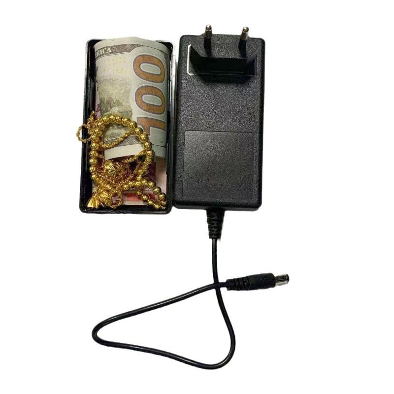Diversion Simulated Charger Safe Secret Hide Money Safe Stash It Key Jewellery Small Items Anti-thief Mini Safe