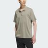 Adidas Short Sleeve Polo Shirt Solid Color Logo Sports Casual Men Tops Pebble-Grey IS4949
