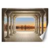 Wallpaper Colonnade with View of the City 3d